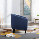 Accent Chair with Nailheads and Solid Wood Legs