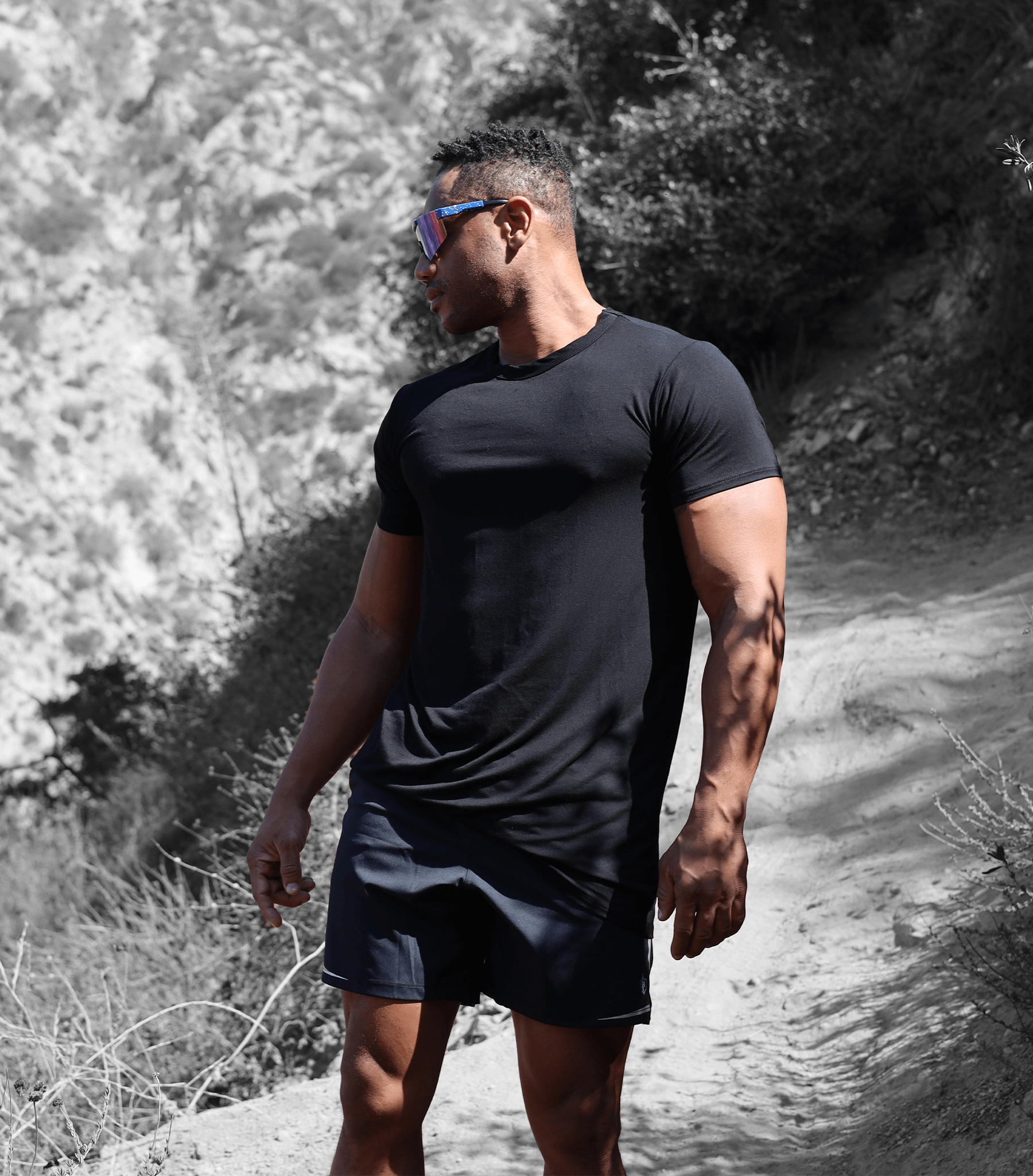 Bamboo Aerotech T-shirt - Black