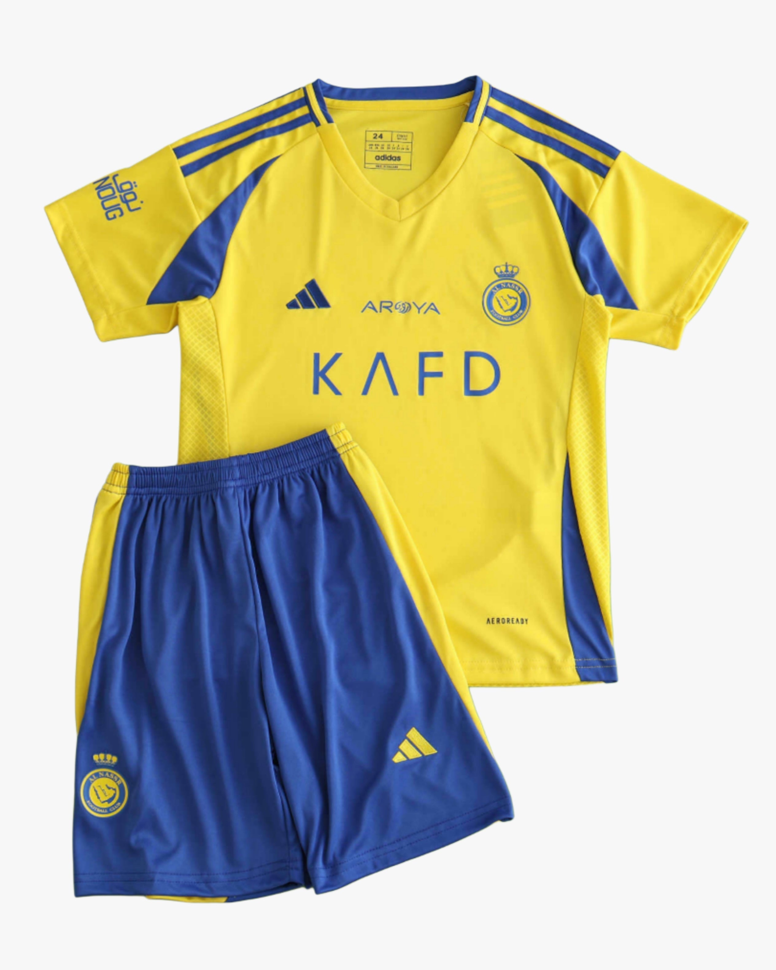 Al Nassr Home 2024/25 Kids Jersey & Shorts