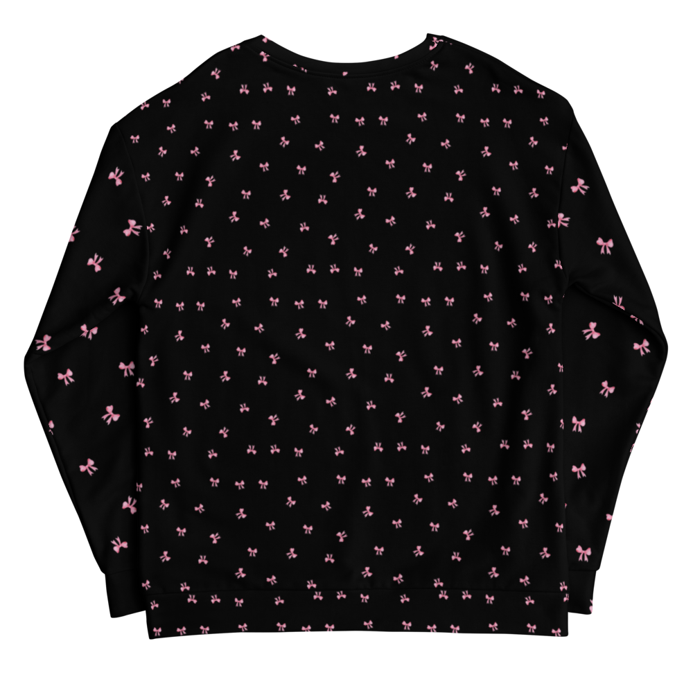 Petit Bow Sweatshirt • Black | Includes Plus Size