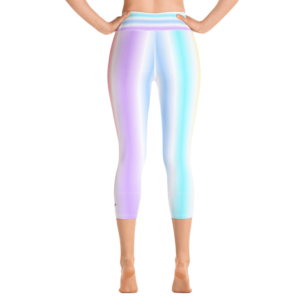 Bonbon Stripe Capri Leggings