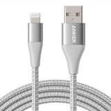 Anker - Powerline+ II USB-A to Lightning Cable 6-ft - Silver