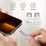 Anker - Powerline+ II USB-A to Lightning Cable 6-ft - Silver