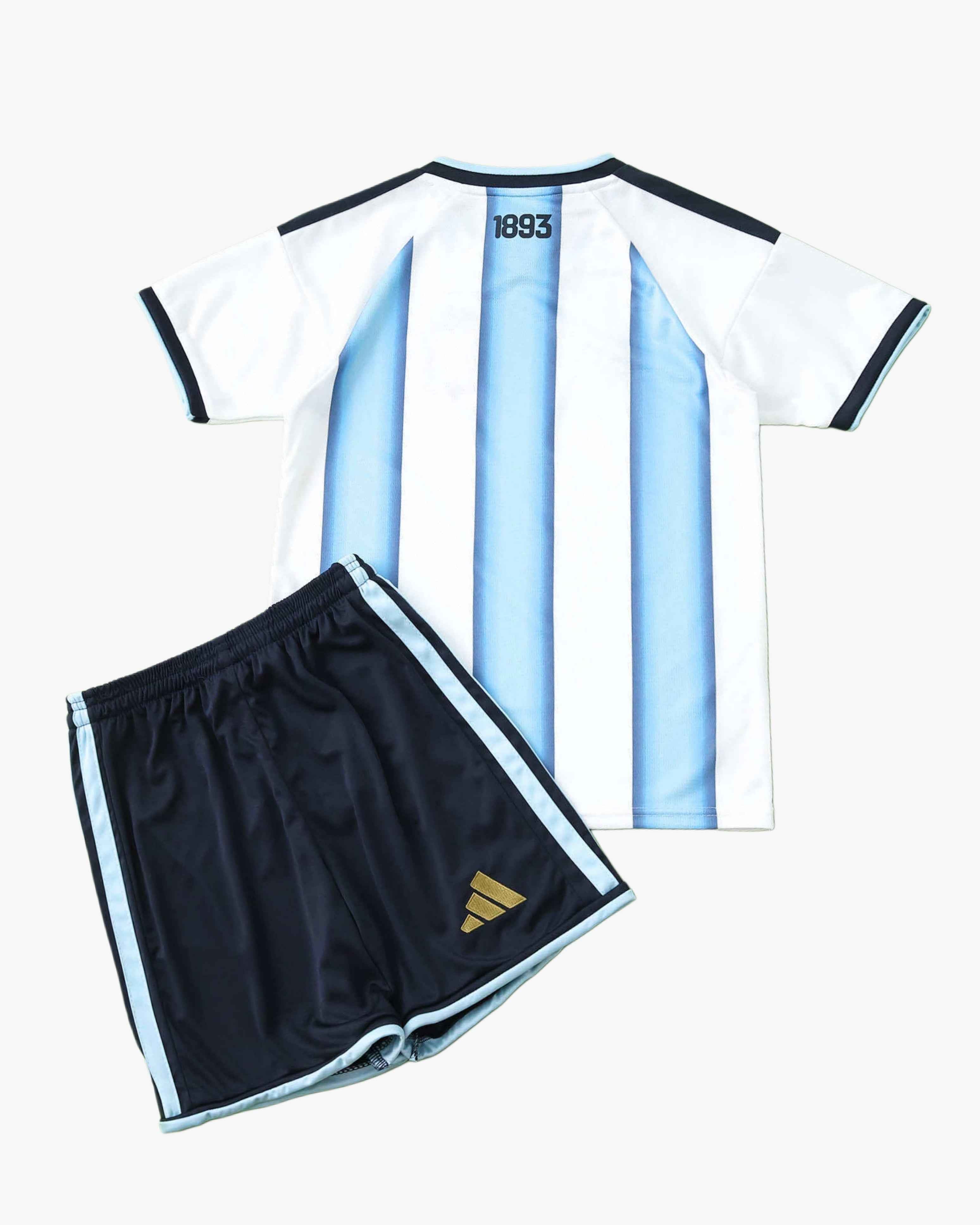 Argentina Home 2026 World Cup Kids Edition Jersey & Shorts
