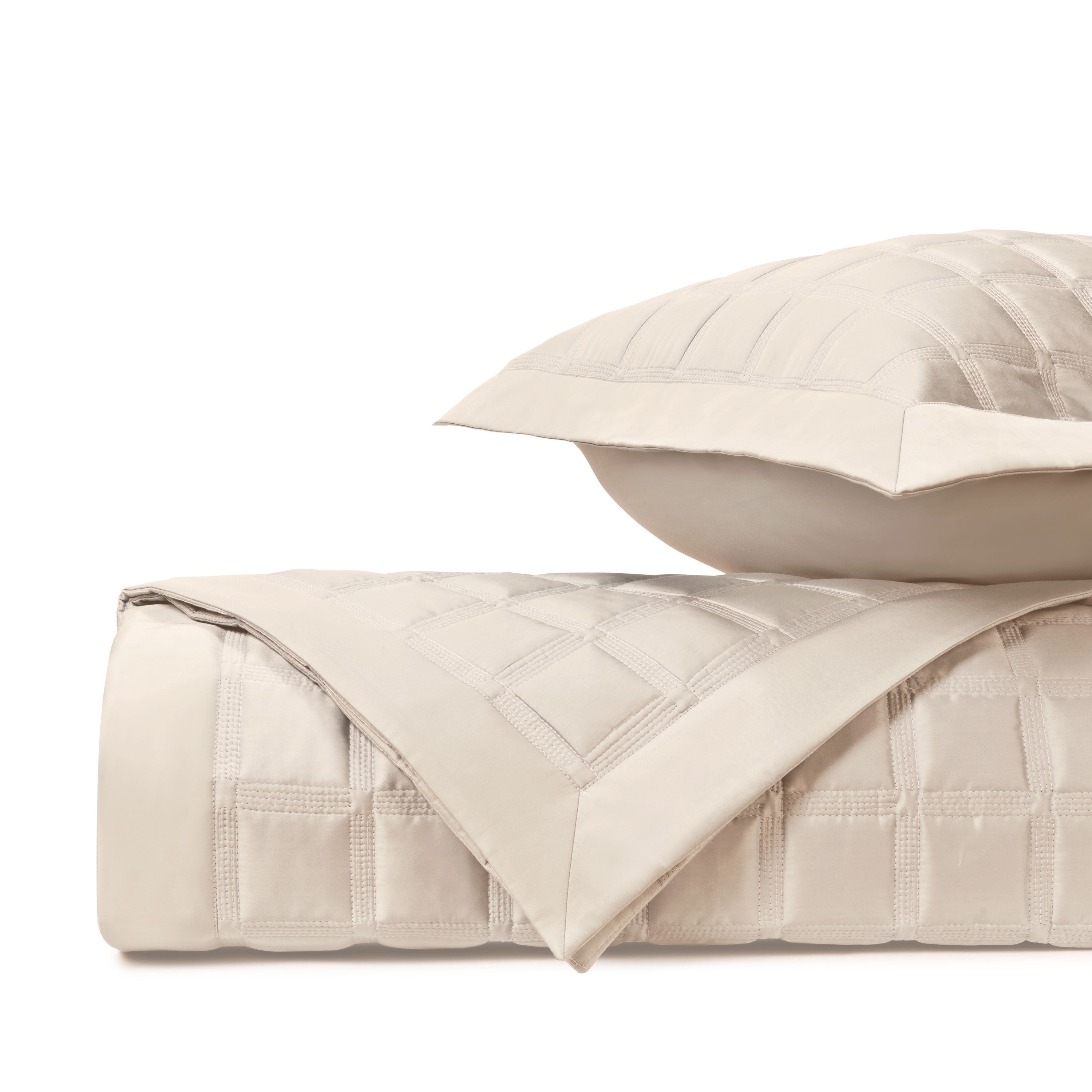 Athens Quilted Coverlet (Euro) Set