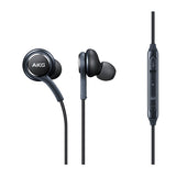 Samsung Earphones by AKG  For Galaxy S8 & S8 Plus W/Extra Ear Gels, Grey, Bulk
