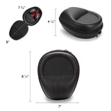 Hard Shell Case for Over The Ear Headphones with Full Protection fits Anker, Wyze, Beats, Sony, Bose QC, JBL, Sennheiser, Skullcandy, mPow, Audio Technica, Cowin, JVC, Panasonic - Purple