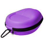 Hard Shell Case for Over The Ear Headphones with Full Protection fits Anker, Wyze, Beats, Sony, Bose QC, JBL, Sennheiser, Skullcandy, mPow, Audio Technica, Cowin, JVC, Panasonic - Purple