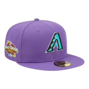 New Era Cloud Under 59Fifty Arizona Diamondbacks Men Fitted Hat Purple