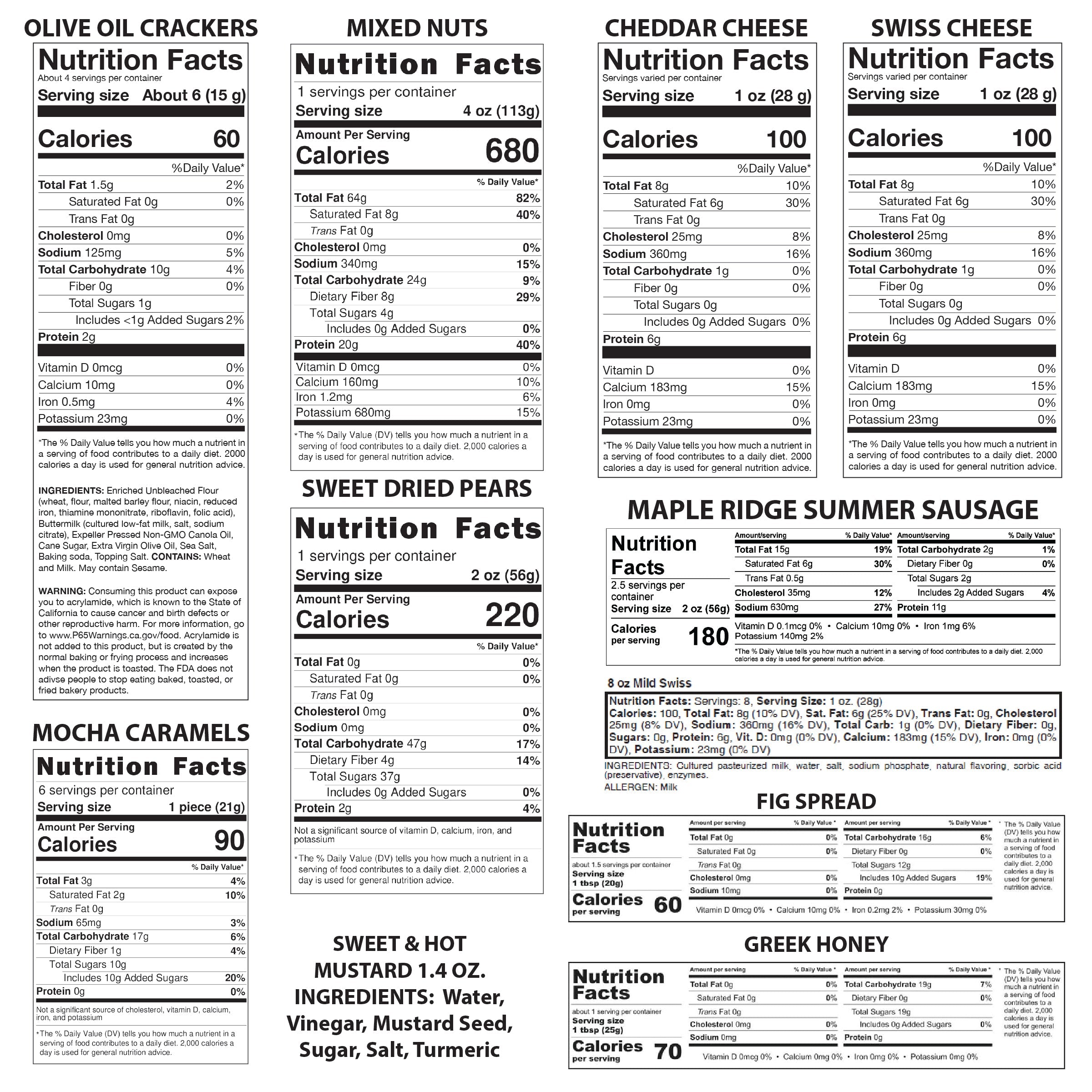 Pico Lunch Basket with Gourmet Gift Pack