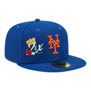 New Era Crown Champs Royal WS 59Fifty New York Mets Men Fitted Hat