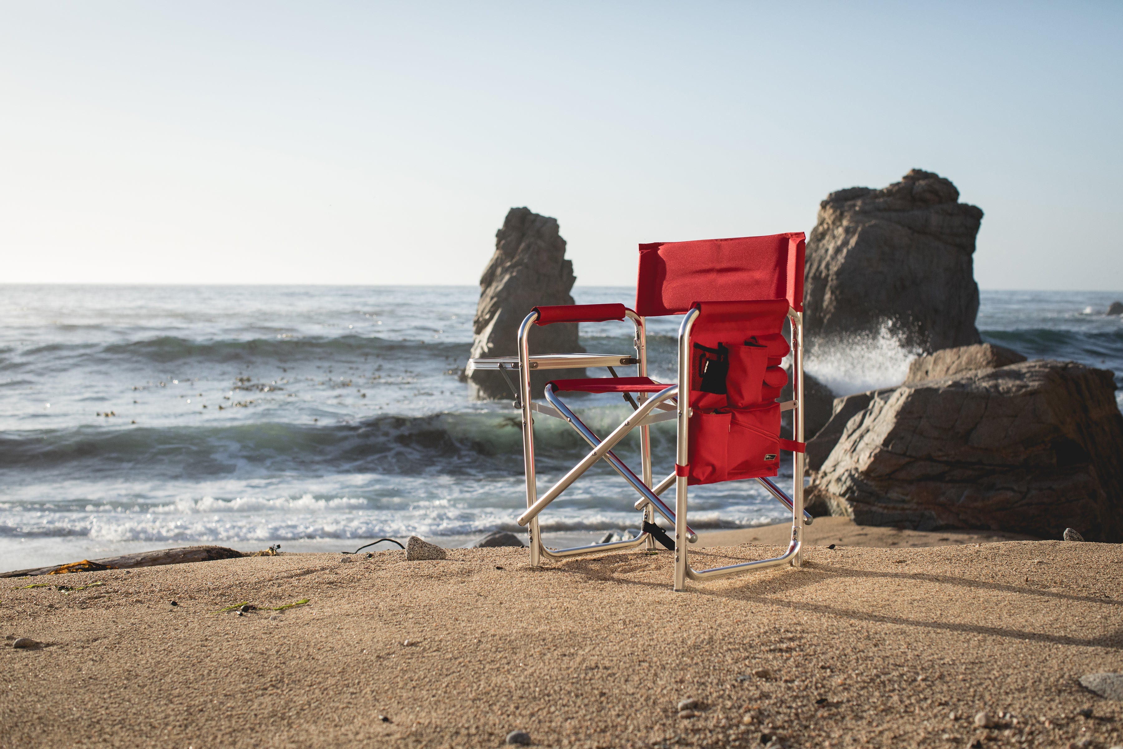 Purple Sports Chair With Side Table