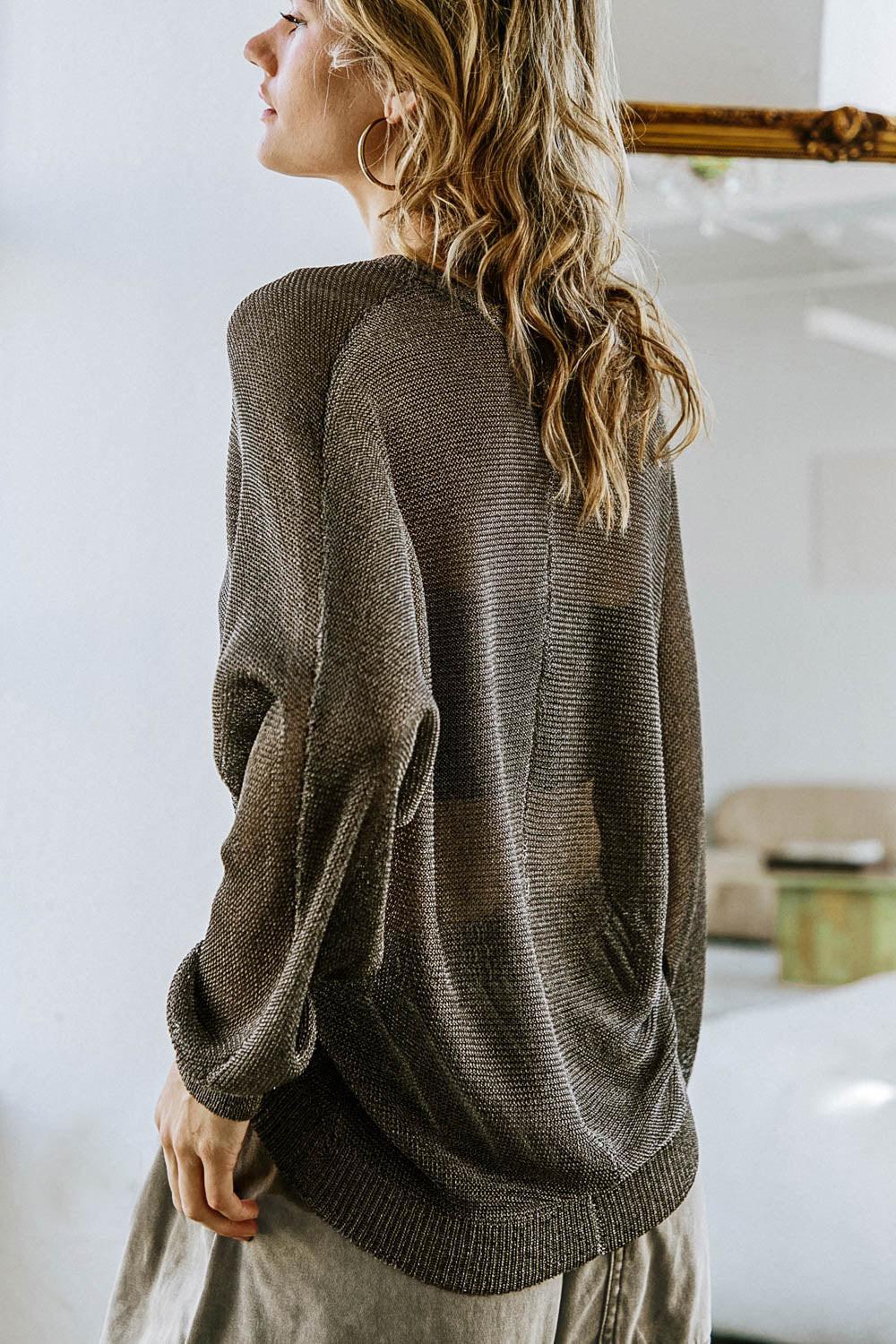 Here Goes Nothing Sweater Top