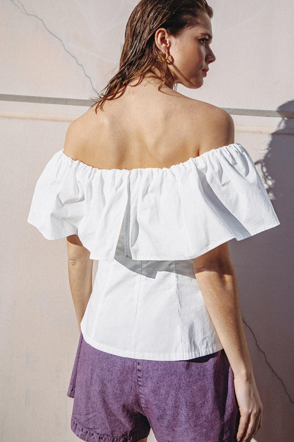 Time For Something Woven Top