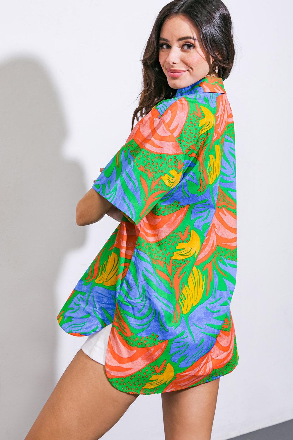 One Step At A Time Woven Top