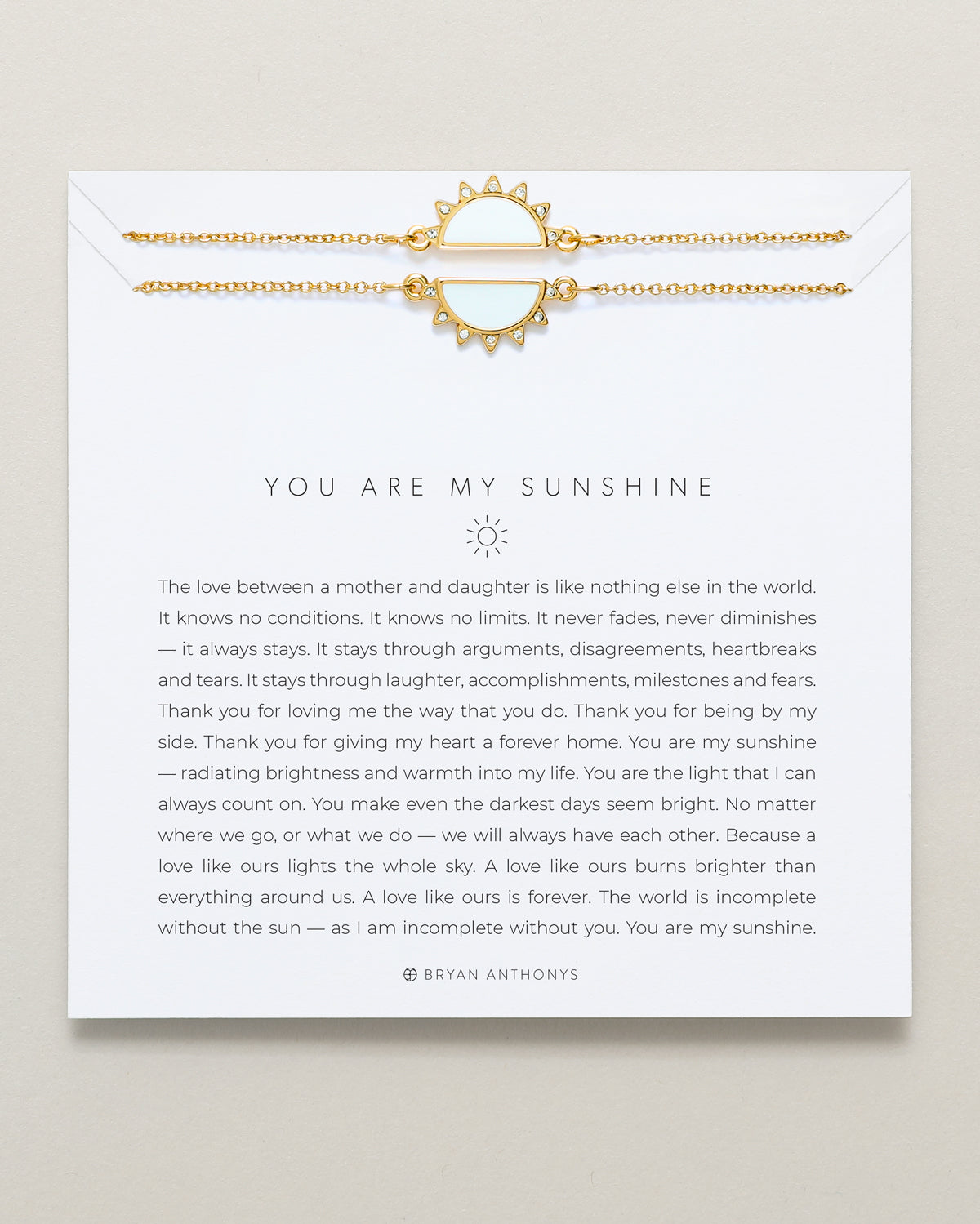 You Are My Sunshine Bracelet Set
