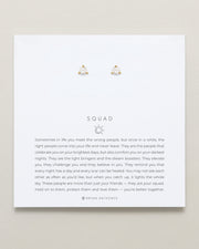 Squad Crystal Stud Earrings