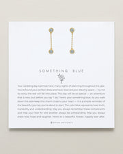 Something Blue Drop Earrings