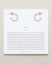 Grit Mini Hoop Earrings