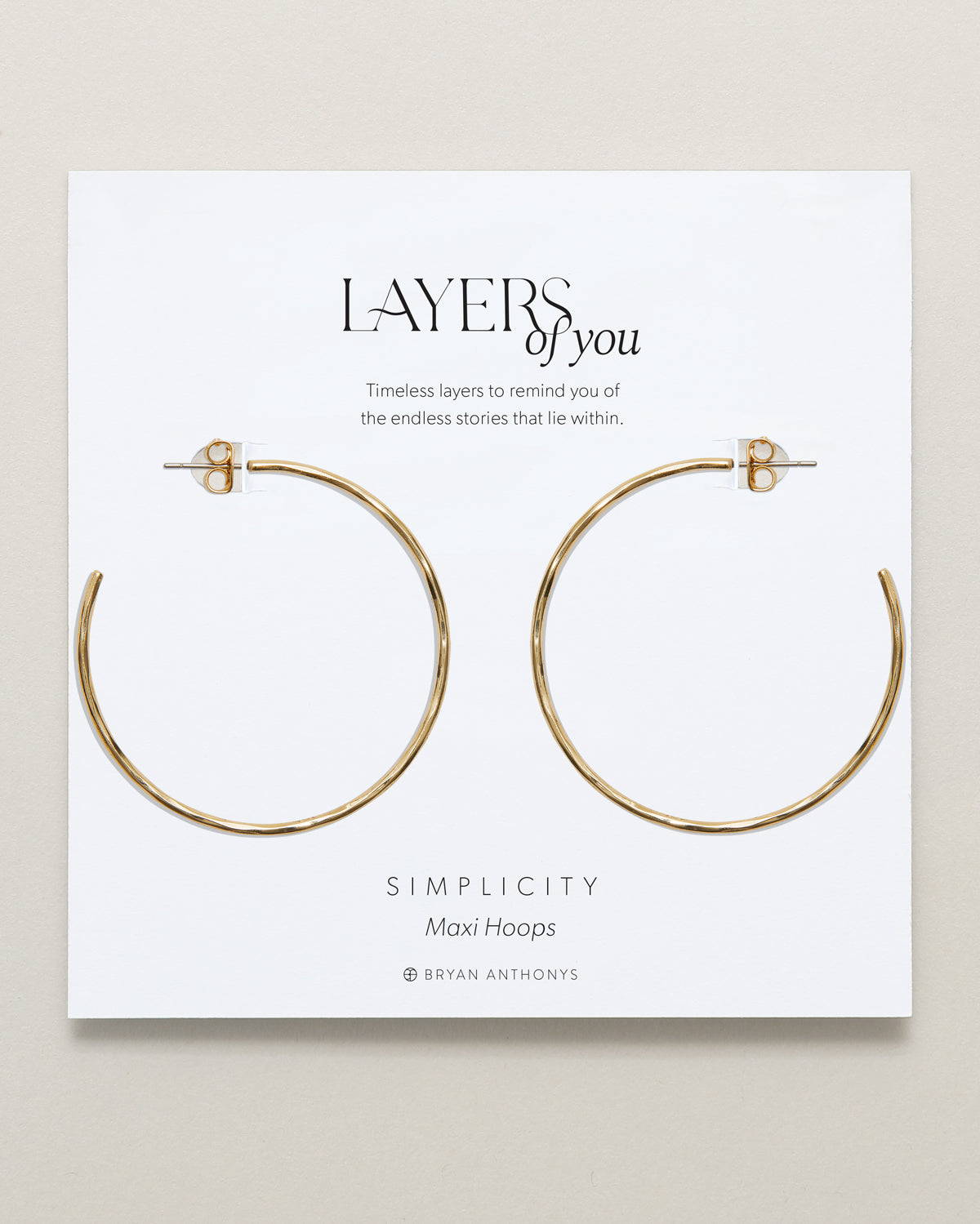 Simplicity Maxi Hoop Earrings