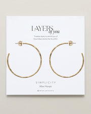 Simplicity Maxi Hoop Earrings