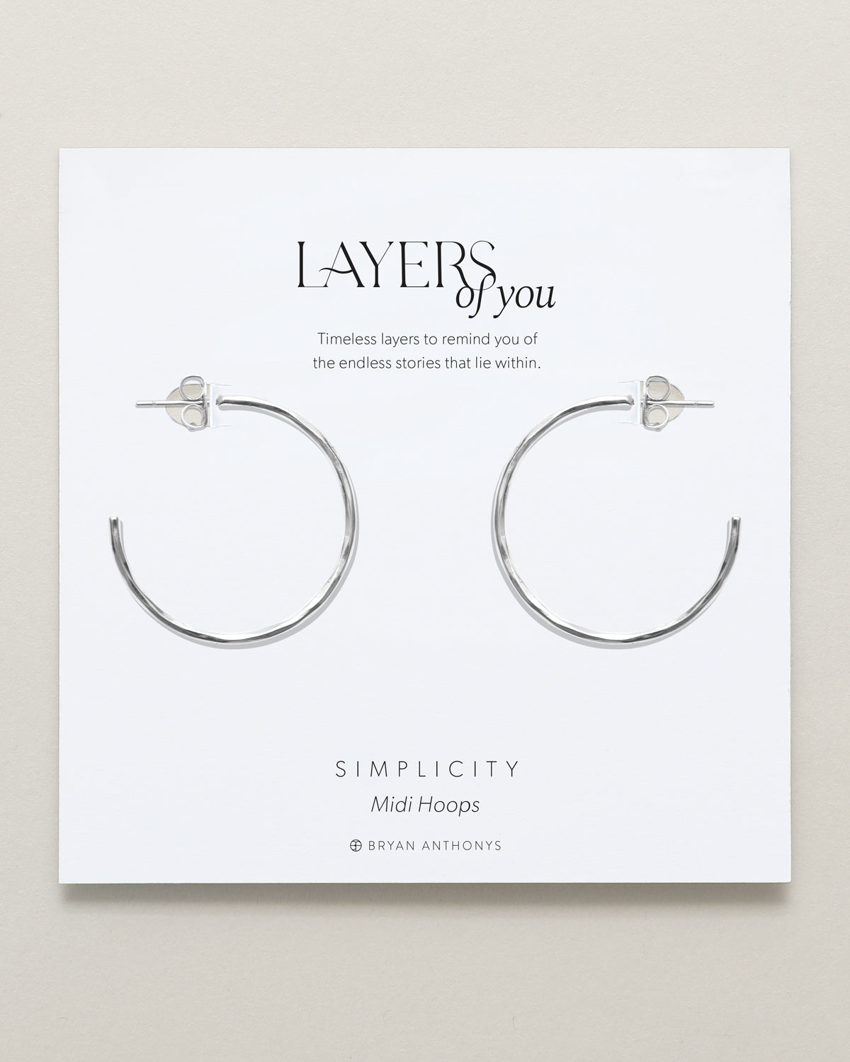 Simplicity Midi Hoop Earrings