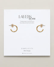 Simplicity Mini Hoop Earrings