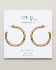 Unstoppable Maxi Hoop Earrings