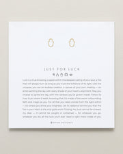 Just For Luck Hamsa Earrings