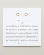 My Circle Stud Earrings