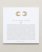 To The Moon And Back Stud Earrings