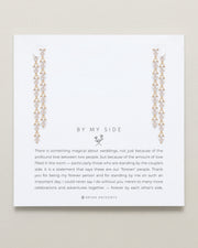 By My Side Pear Cut Chandelier Earrings