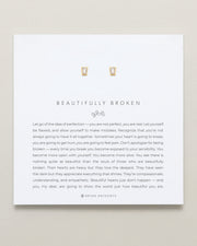 Beautifully Broken Baguette Stud Earrings