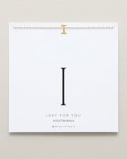 Just For You Initial Necklace — I