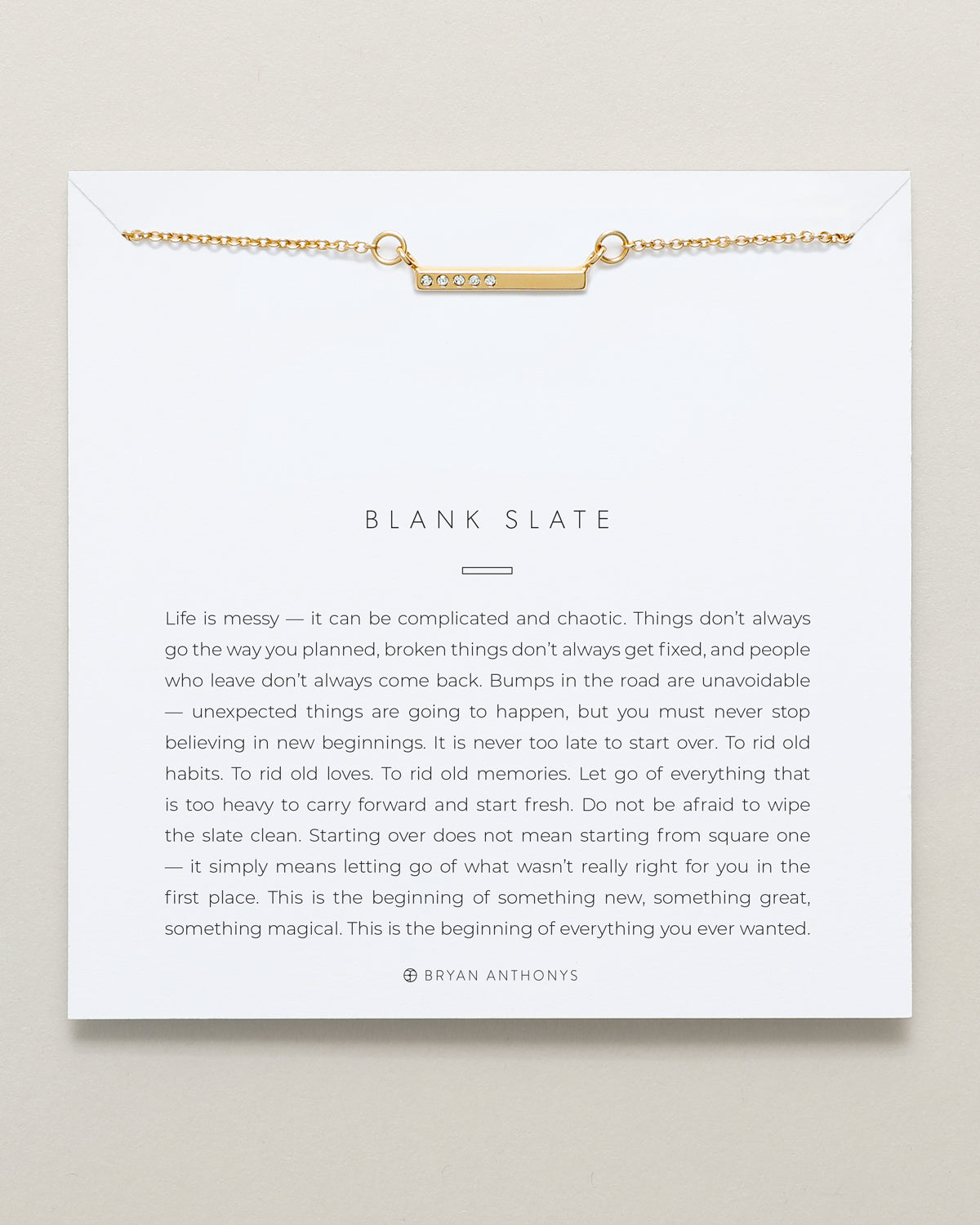 Blank Slate Necklace