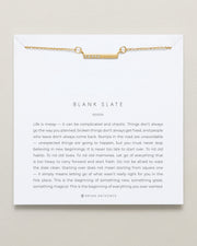 Blank Slate Necklace