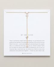 By My Side Pear Cut Lariat Necklace