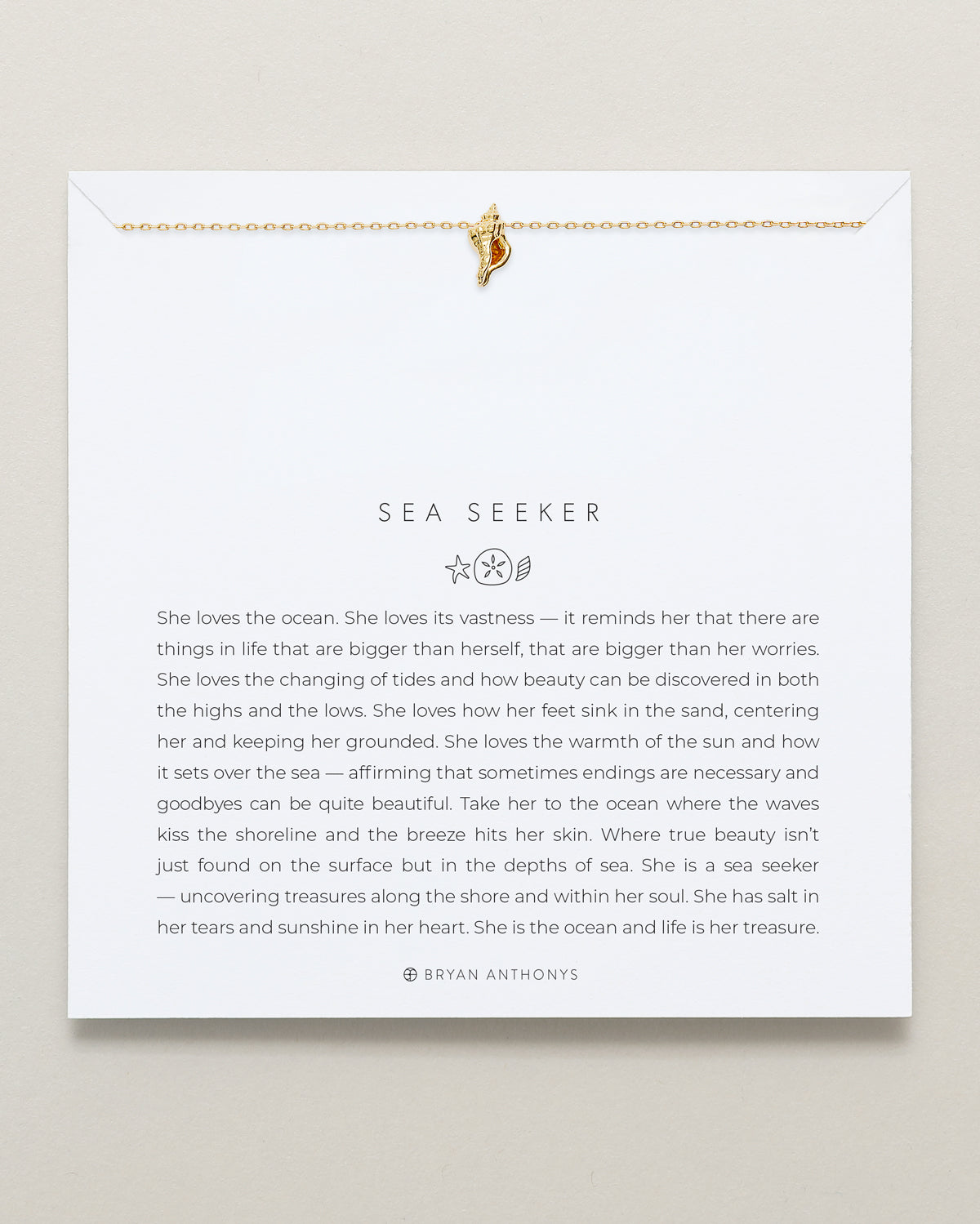 Sea Seeker Icon Necklace