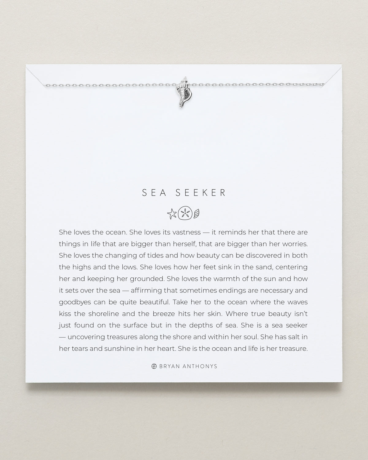 Sea Seeker Icon Necklace