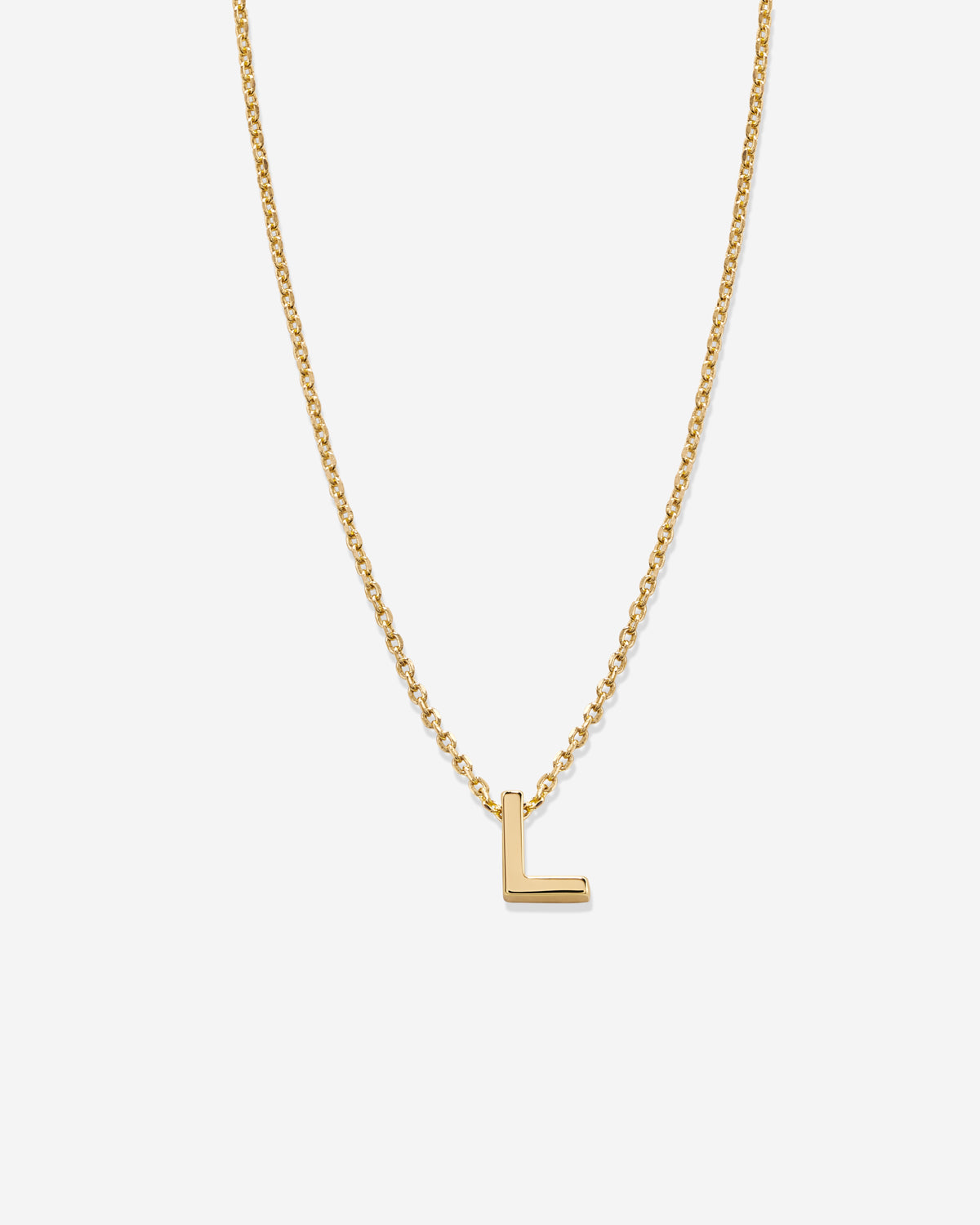 Just For You Initial Necklace — L
