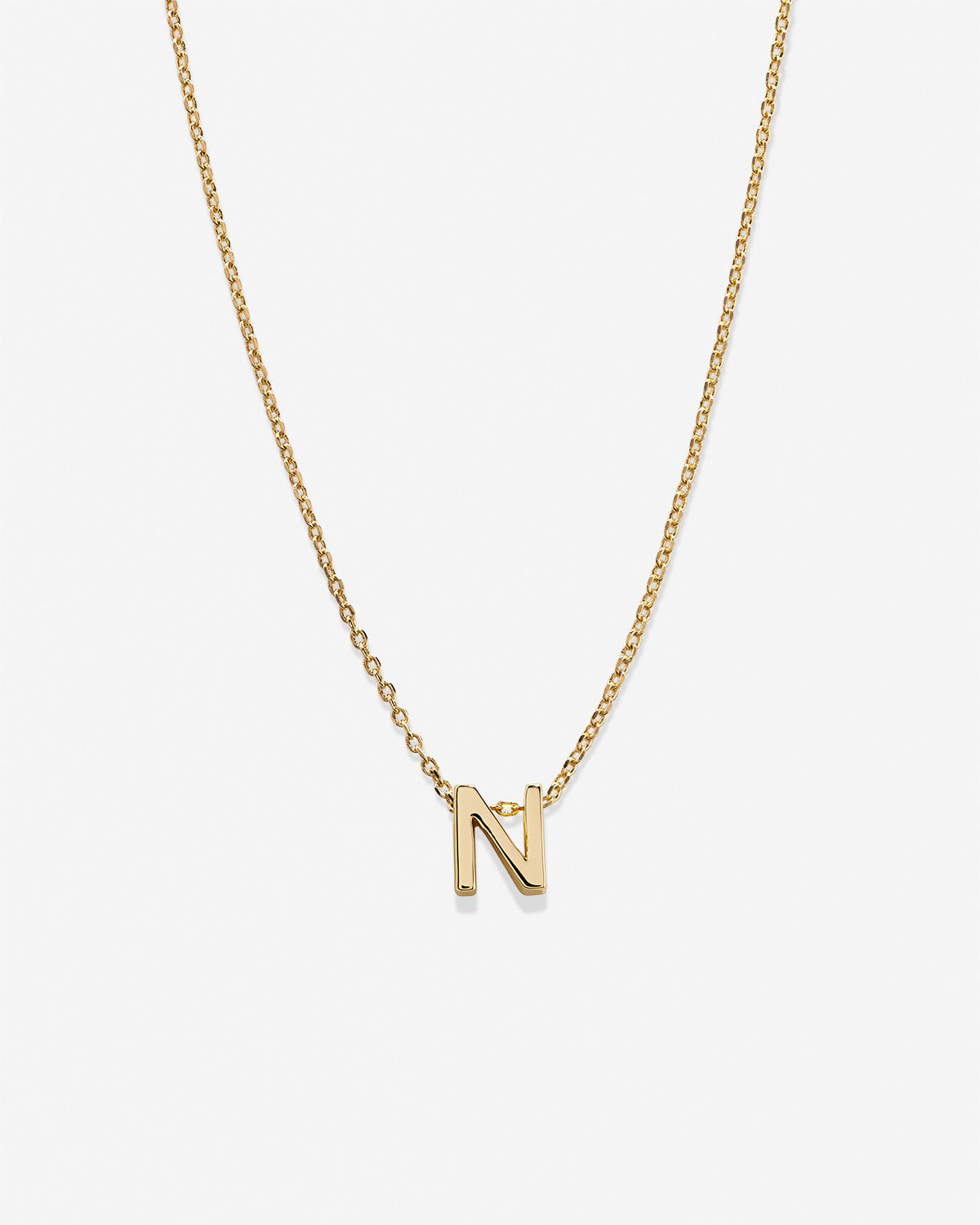 Just For You Initial Necklace — N