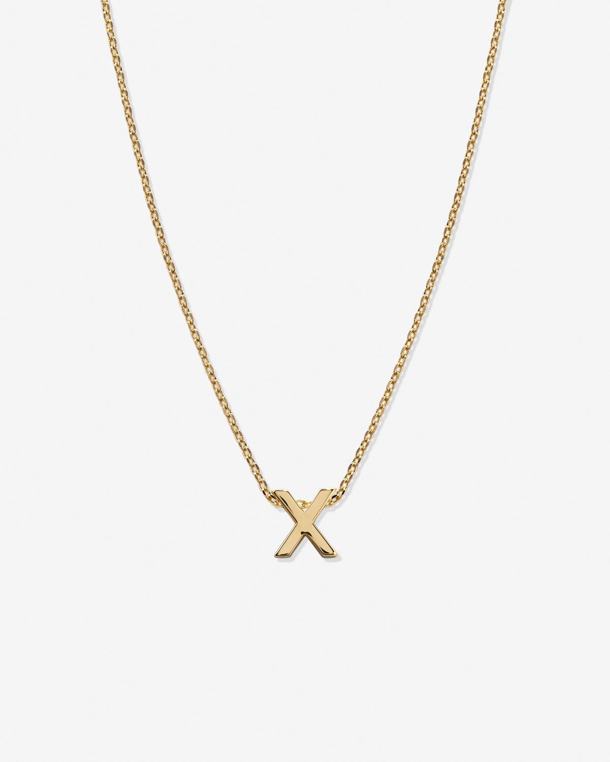 Just For You Initial Necklace — X