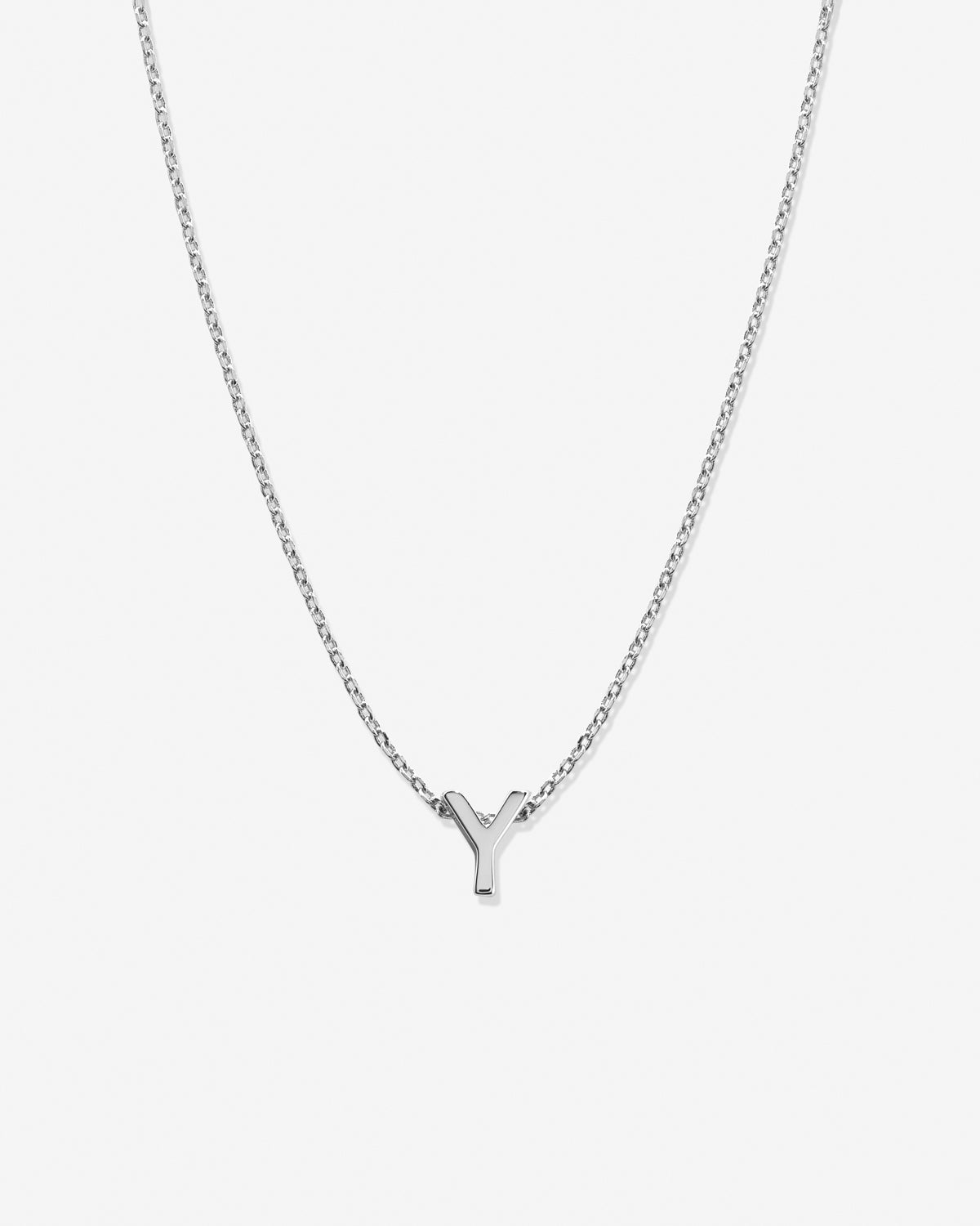 Just For You Initial Necklace — Y