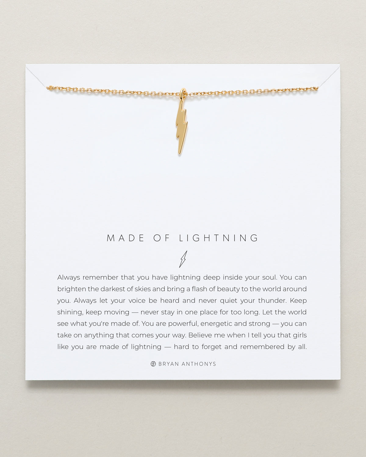 Made Of Lightning Necklace