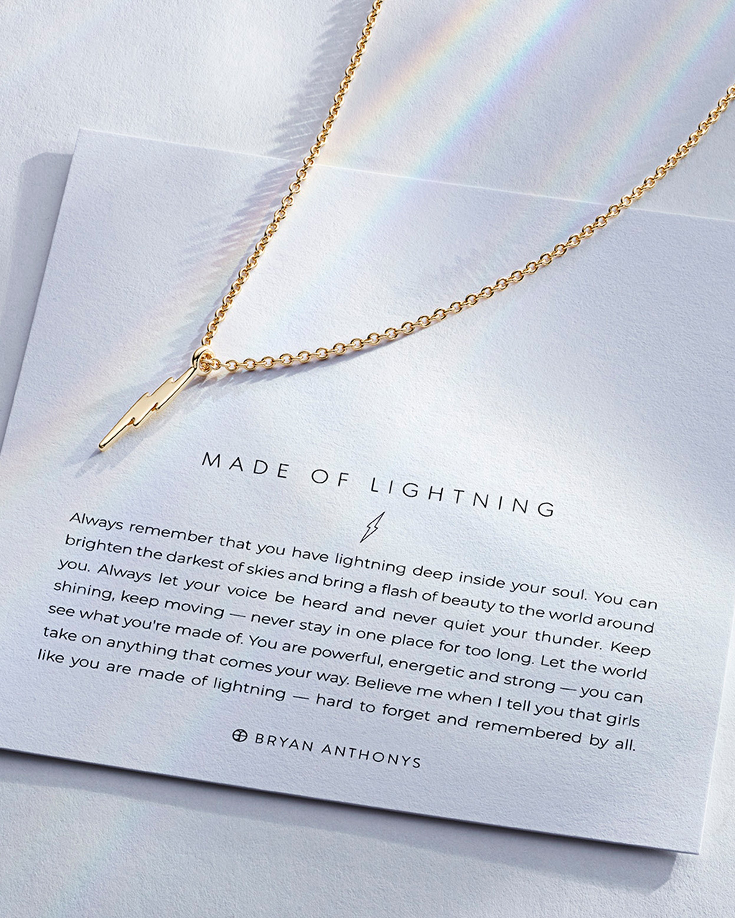 Made Of Lightning Necklace