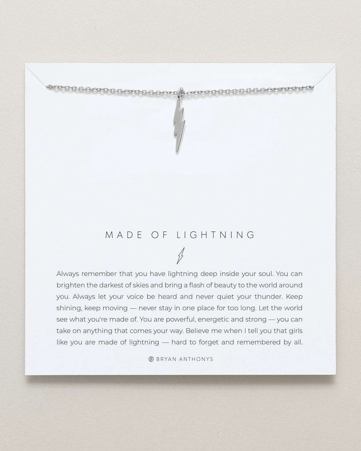 Made Of Lightning Necklace