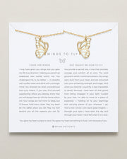 Wings To Fly Necklace Set