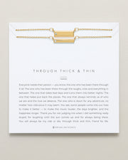 Through Thick & Thin Necklace Set