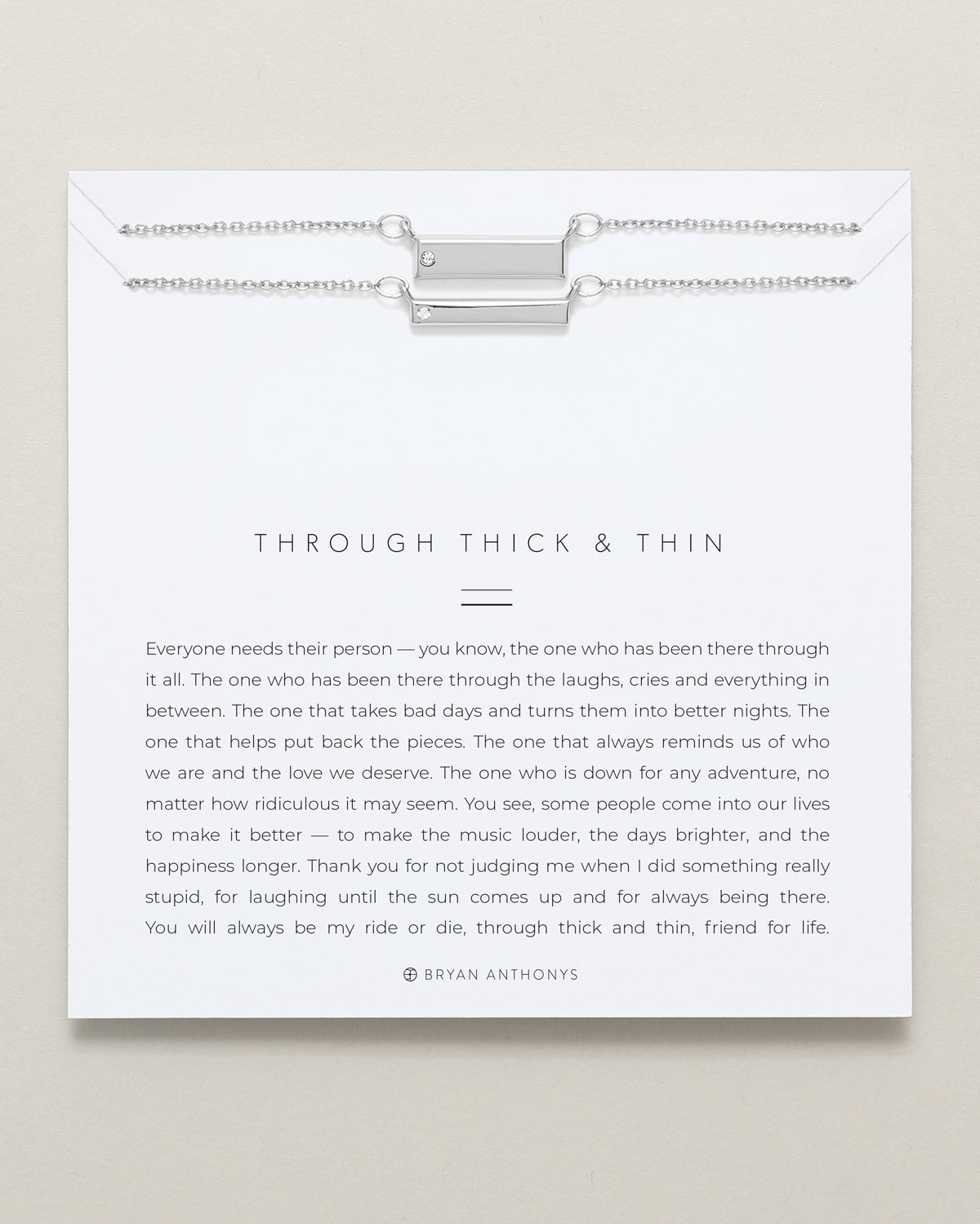 Through Thick & Thin Necklace Set