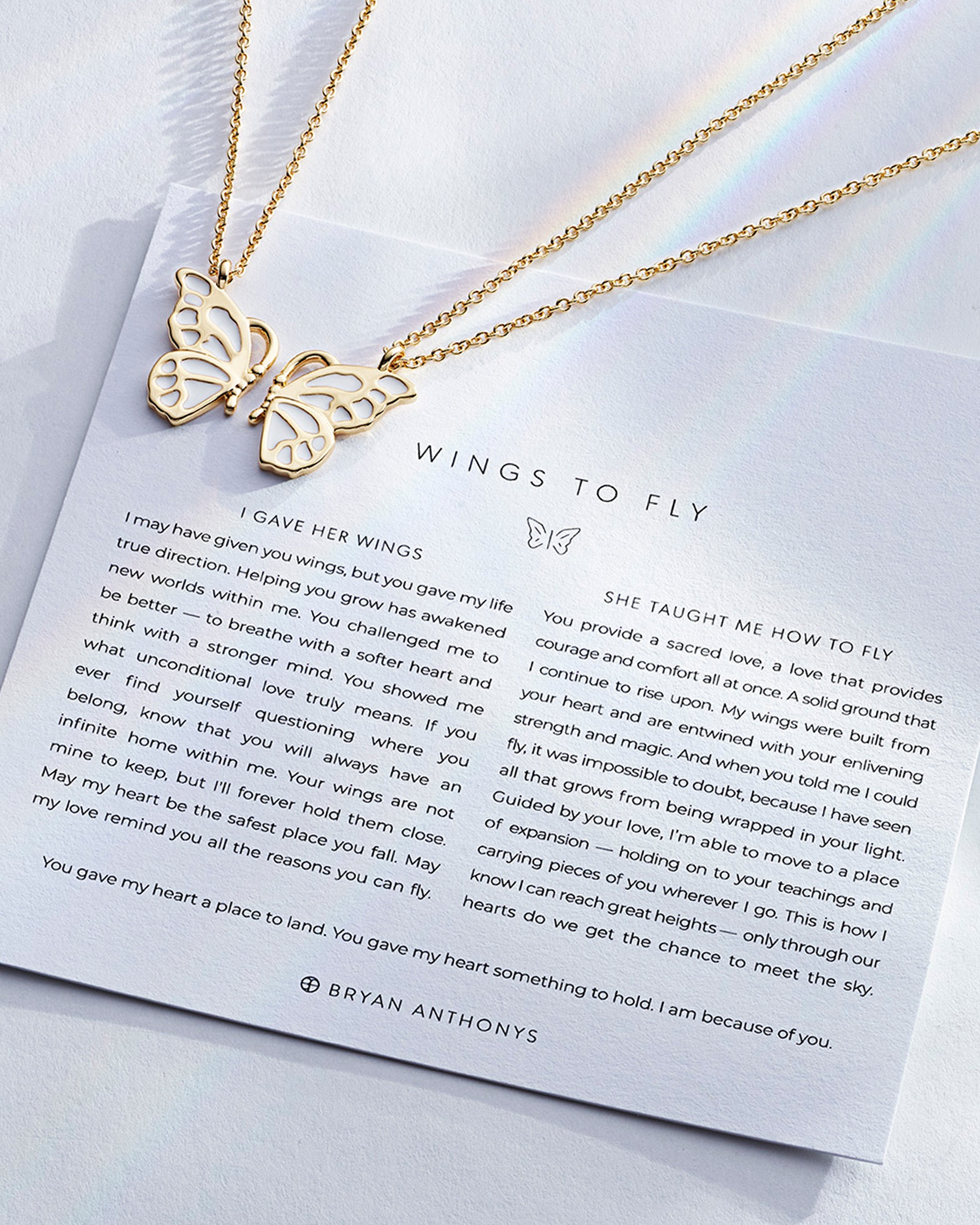 Wings To Fly Necklace Set